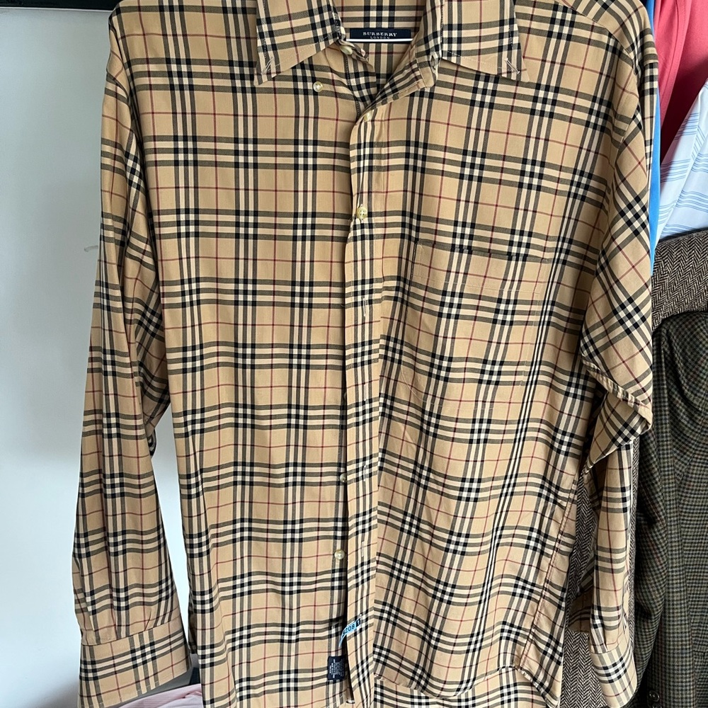 Mens Burberry button down